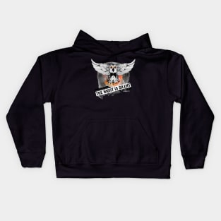 When The Owl Sings The Night is Silent Kids Hoodie